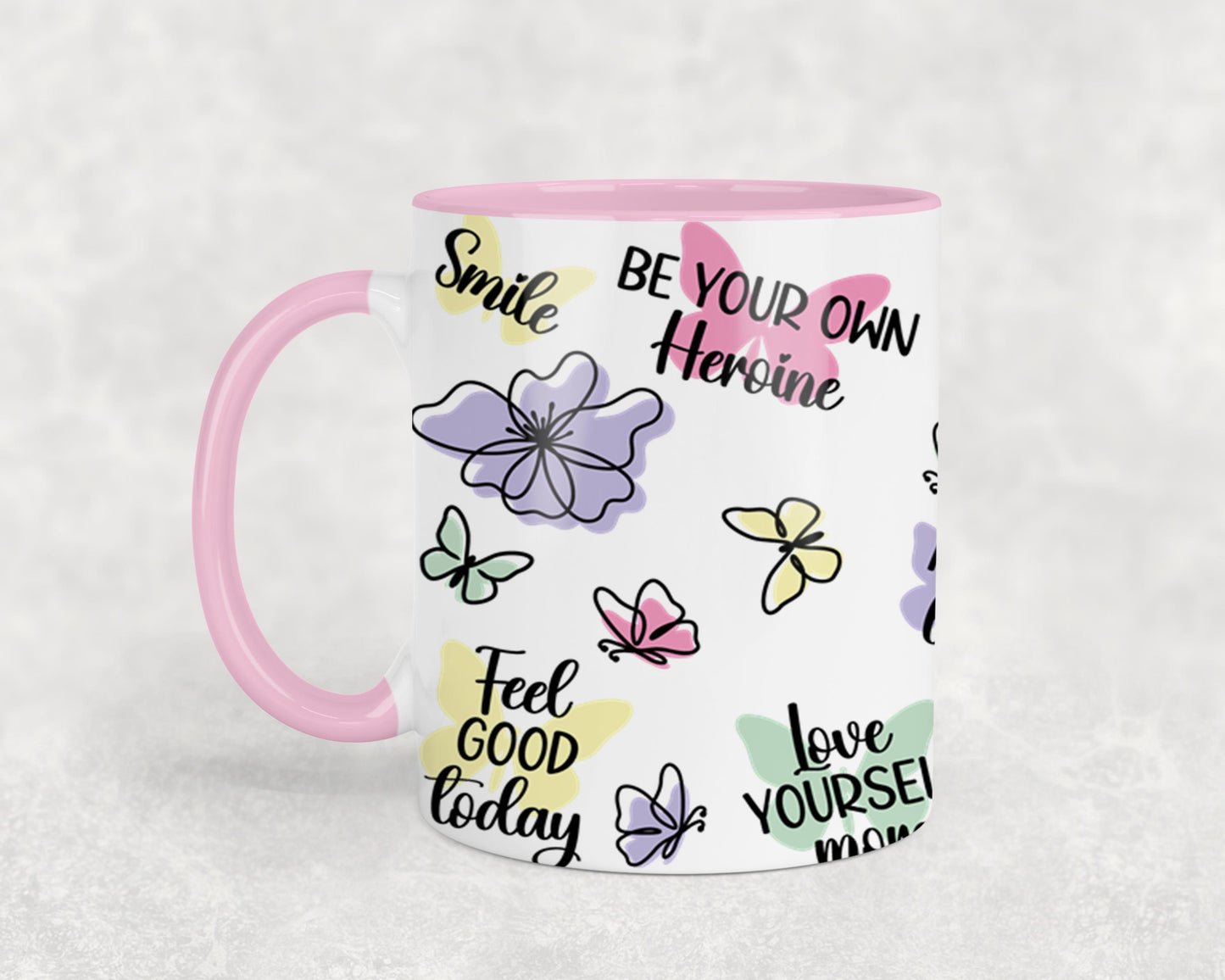 Happiness Looks Gorgeous on You-9894 - mugs