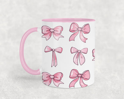 Pink Bow-9993 - mugs