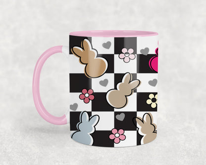 Easter Bunny Checkered-10457 - mugs
