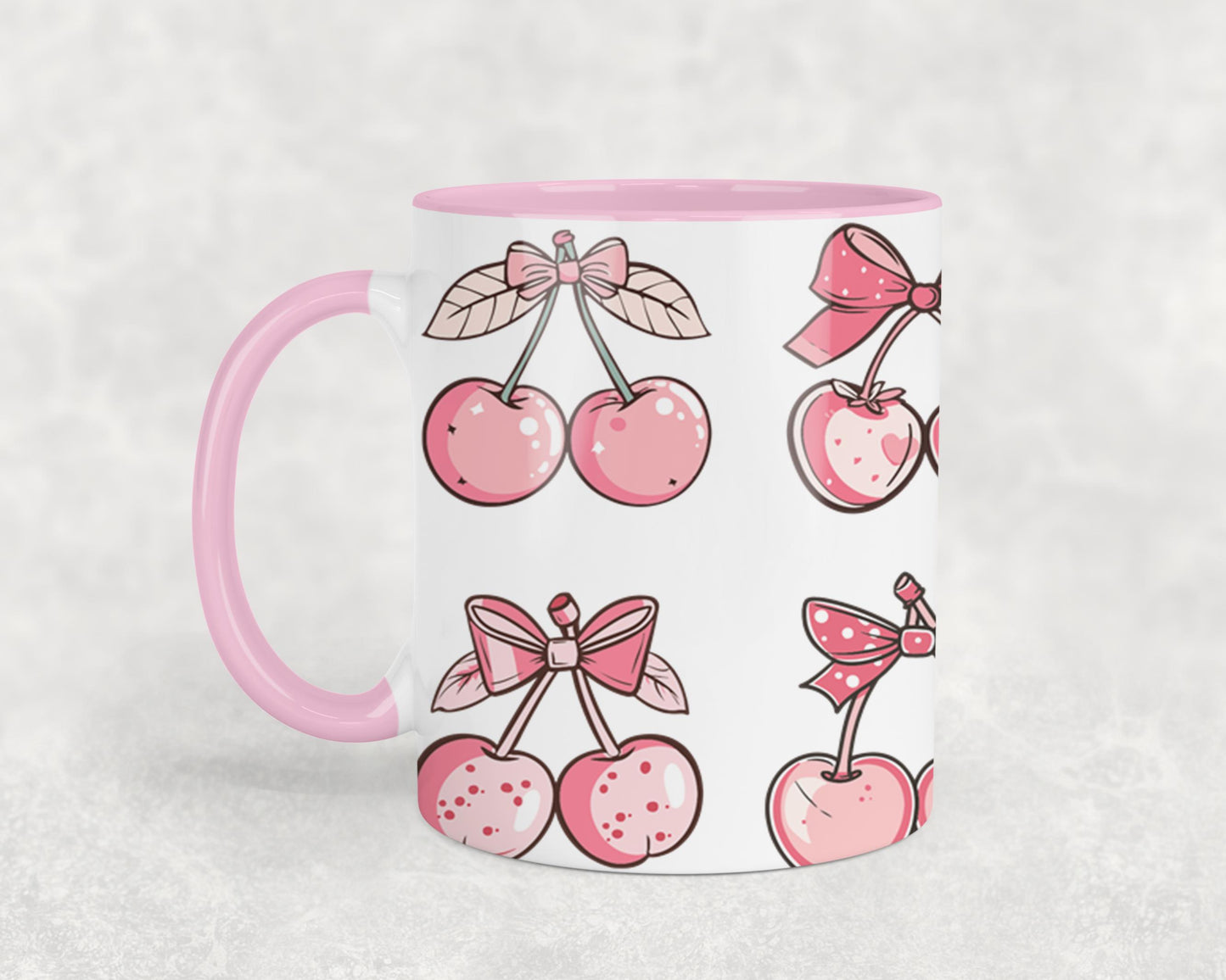 Pink Bow-9994 - mugs