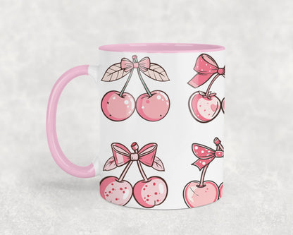 Pink Bow-9994 - mugs