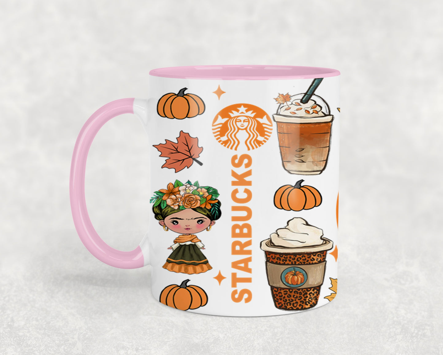 Autumn Mexican Girl-11063 - mugs