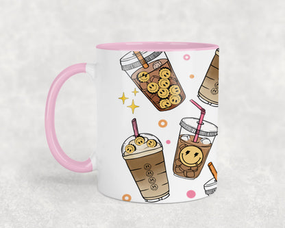 Fueled by Iced Coffee and Anxiety - mugs
