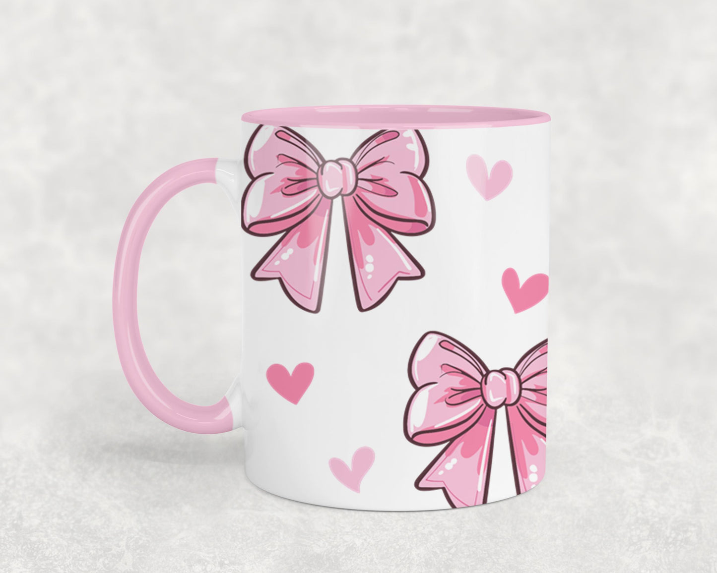 Pink Bow-9988 - mugs