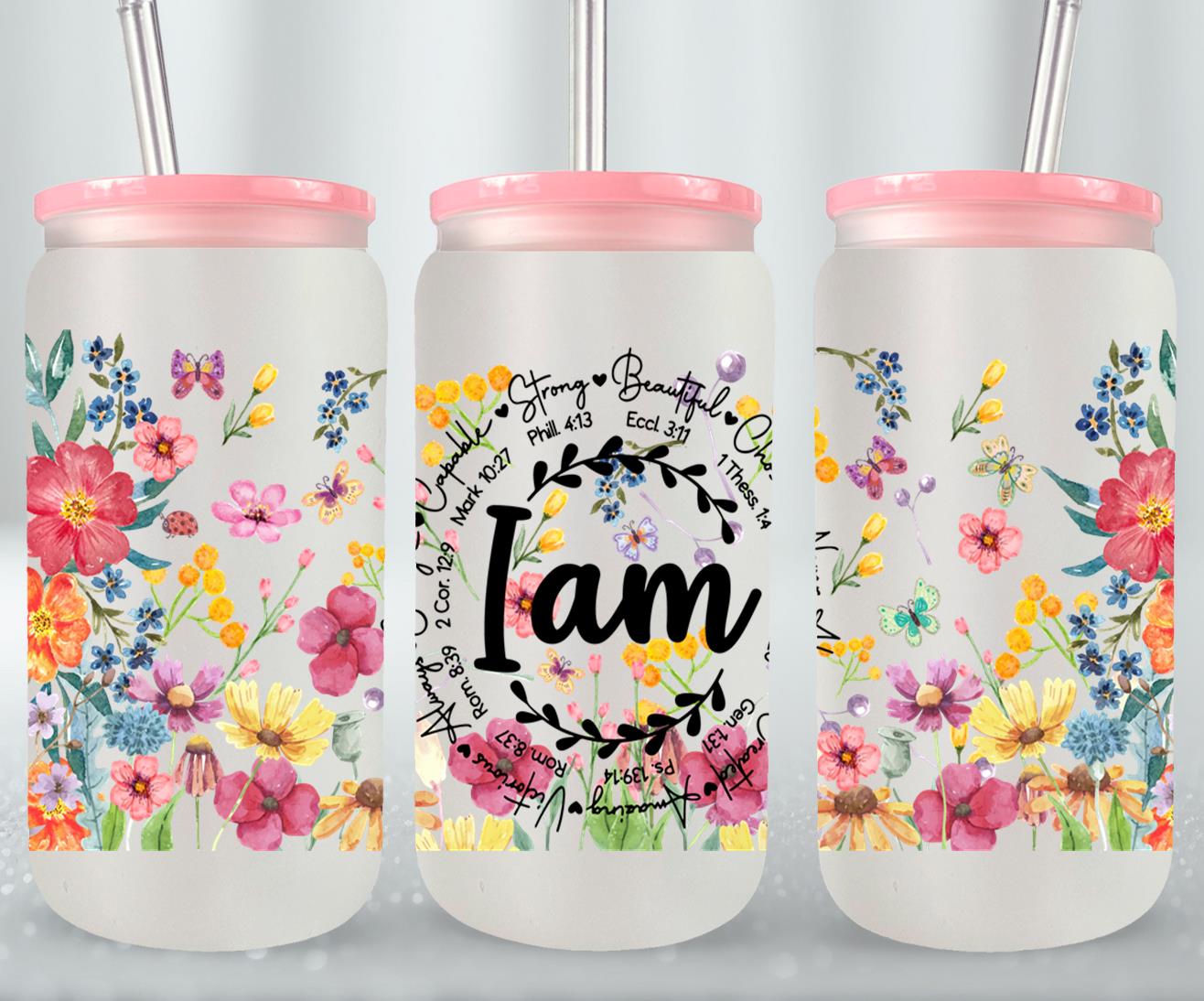 I am-10206 - glass can