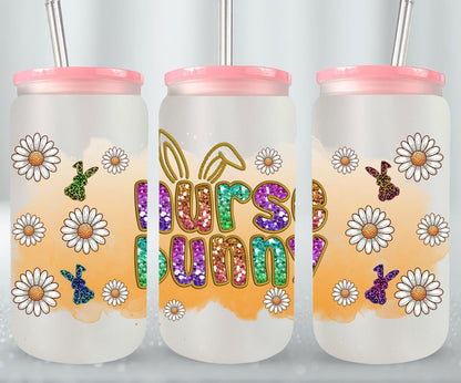 Nurse Bunny-10440 - glass can