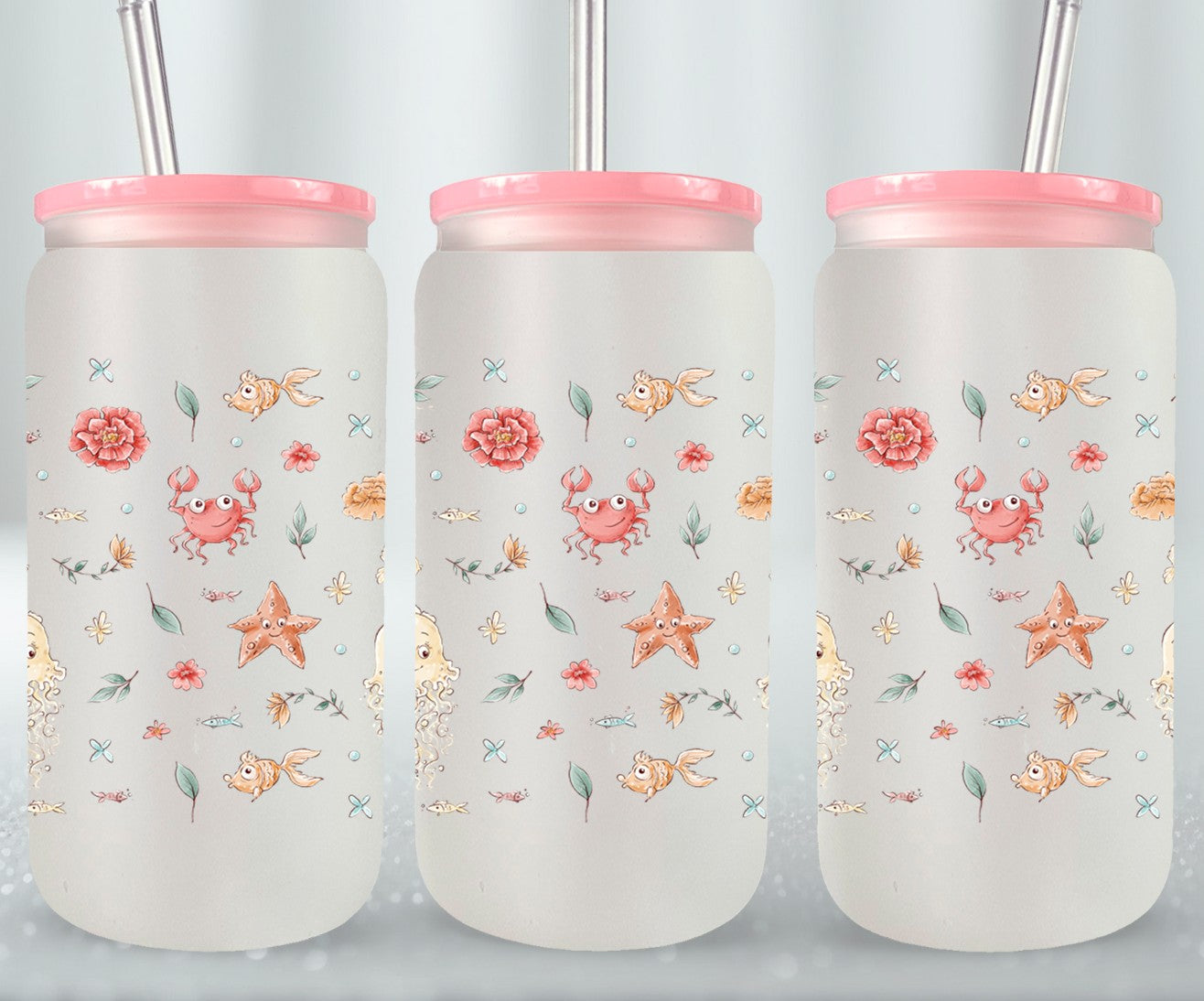 Under The Sea-10693 - glass can