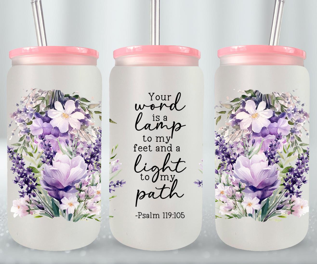 Your Word Is My Lamp-10234 - glass can