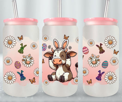 Cow Easter Day-10297 - glass can