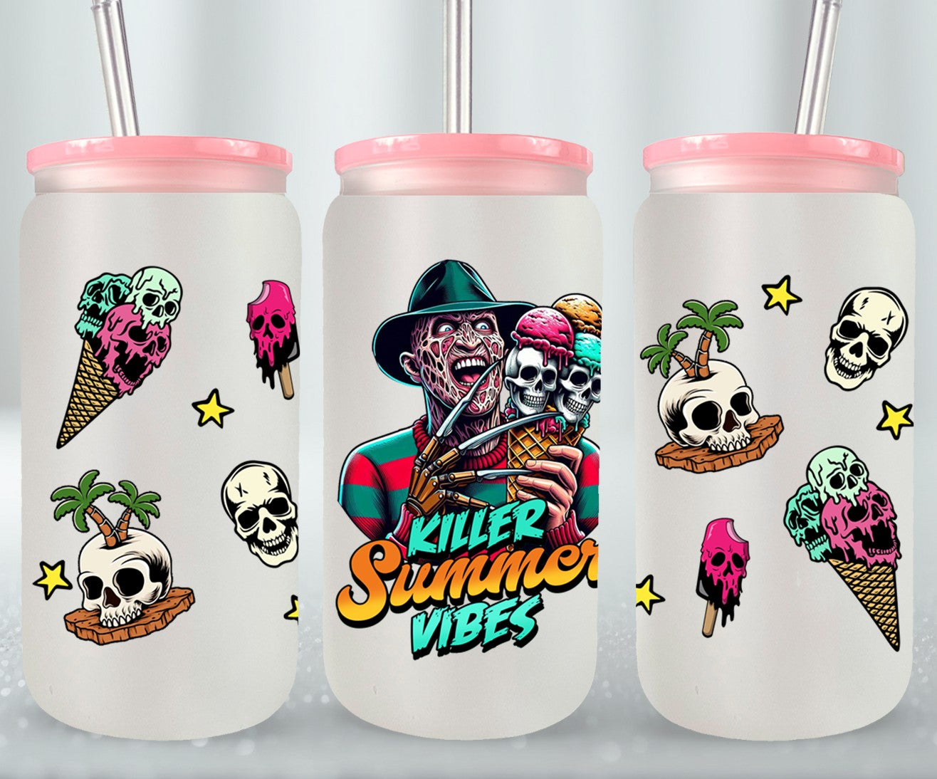 Killer Summer Vibes-10701 - glass can