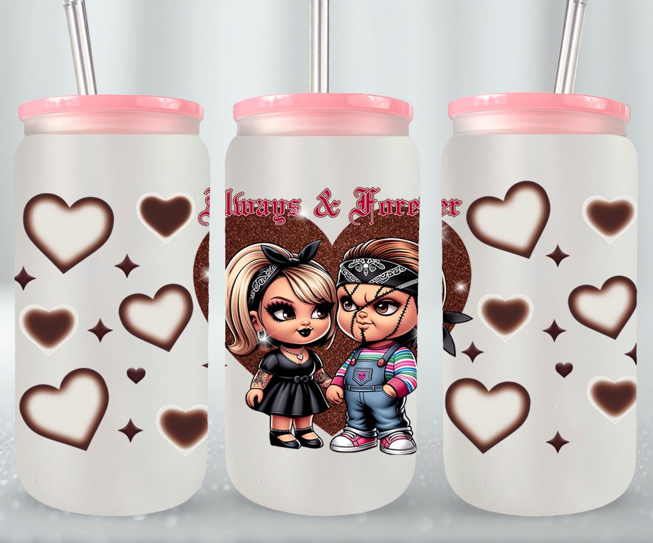 Always and Forever-10114 - glass can