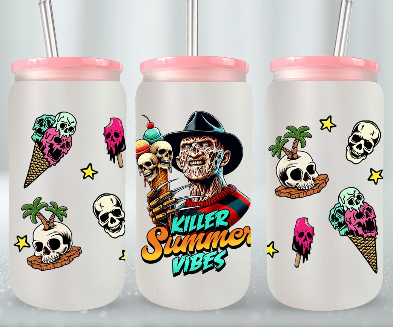 Killer Summer Vibes-10699 - glass can