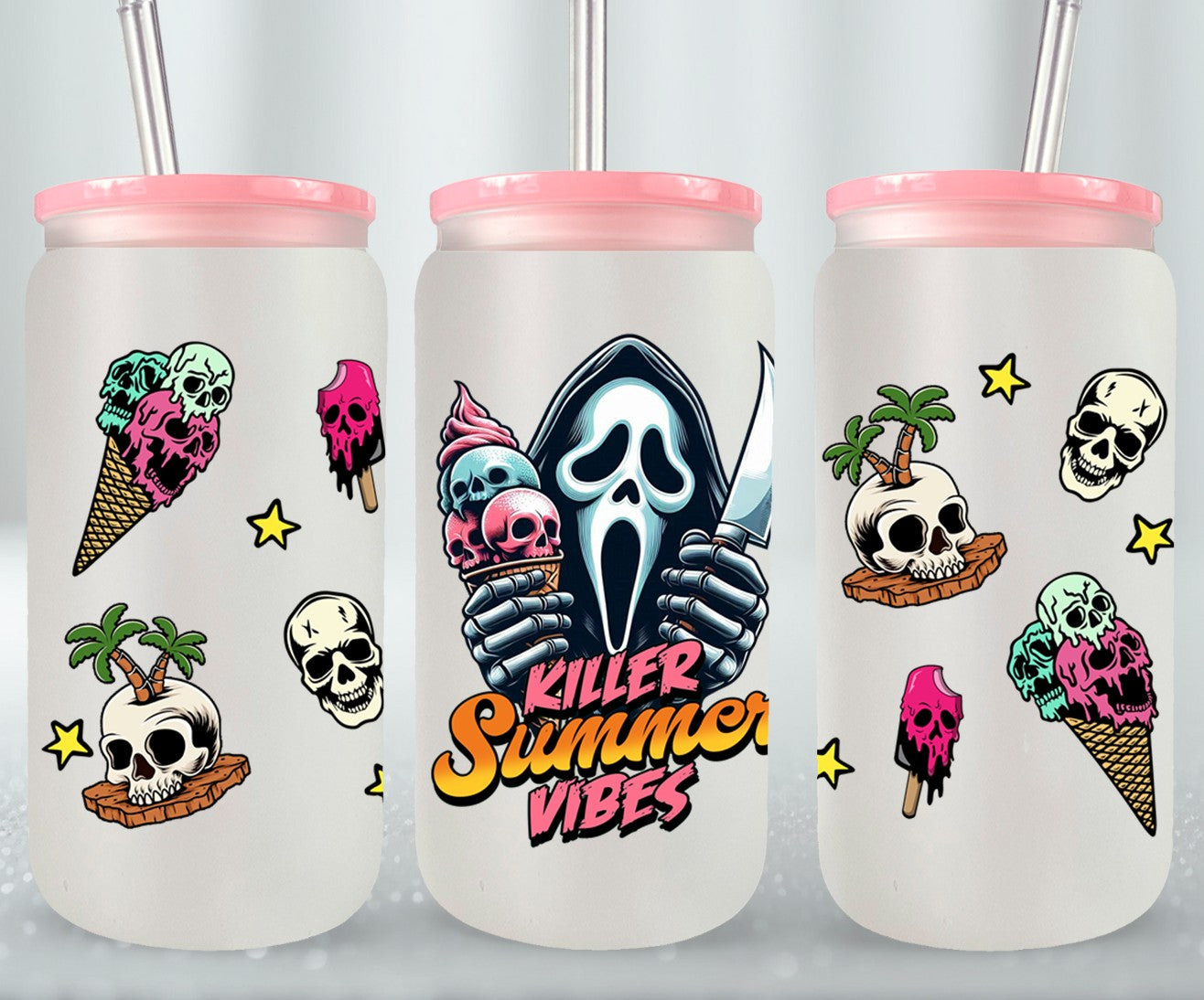 Killer Summer Vibes-10703 - glass can