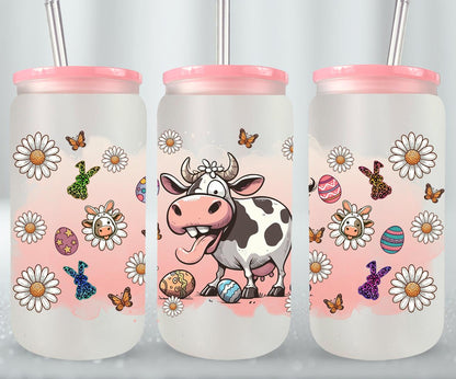 Cow Easter Day-10312 - glass can