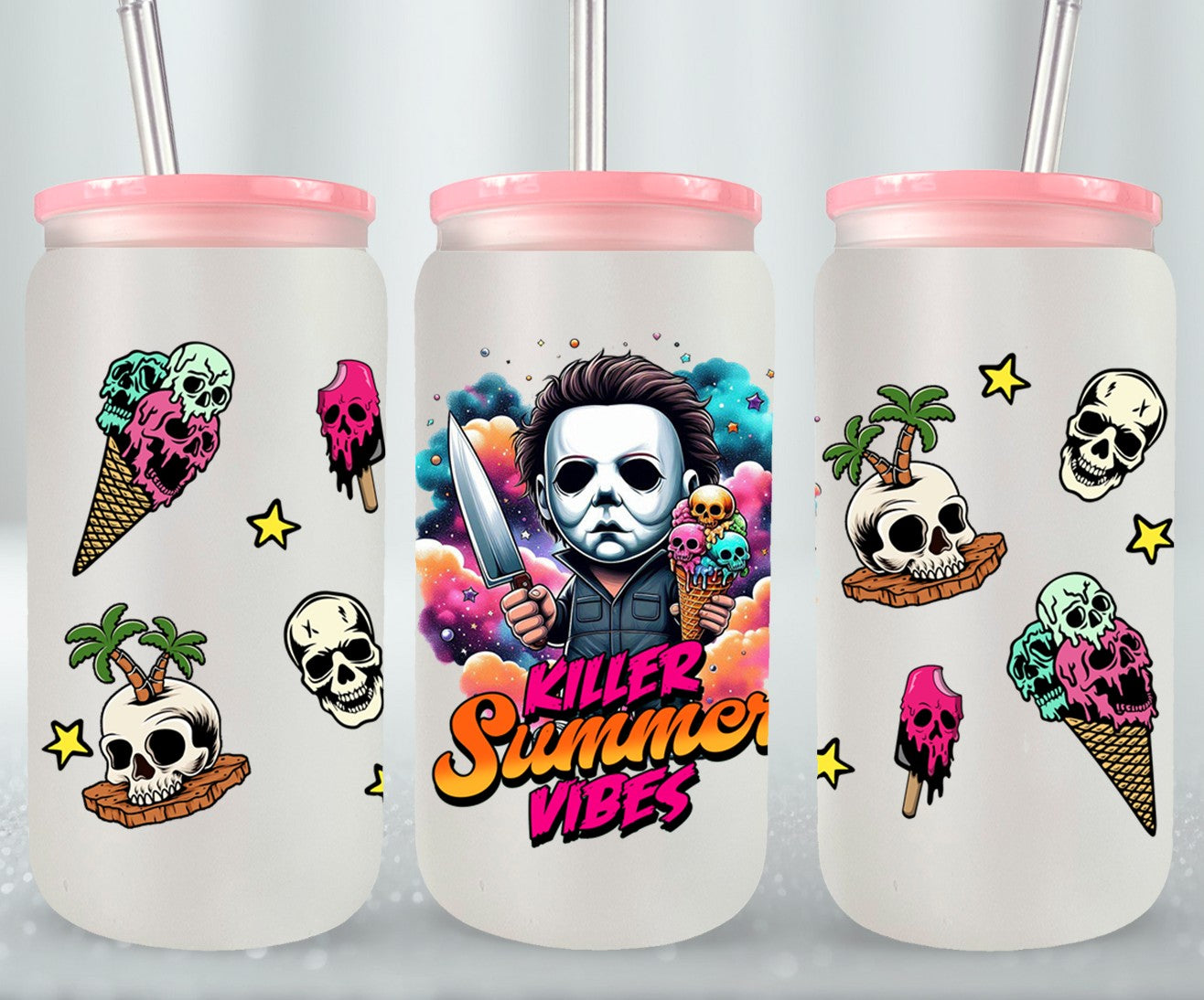 Summer Killer Vibes - glass can