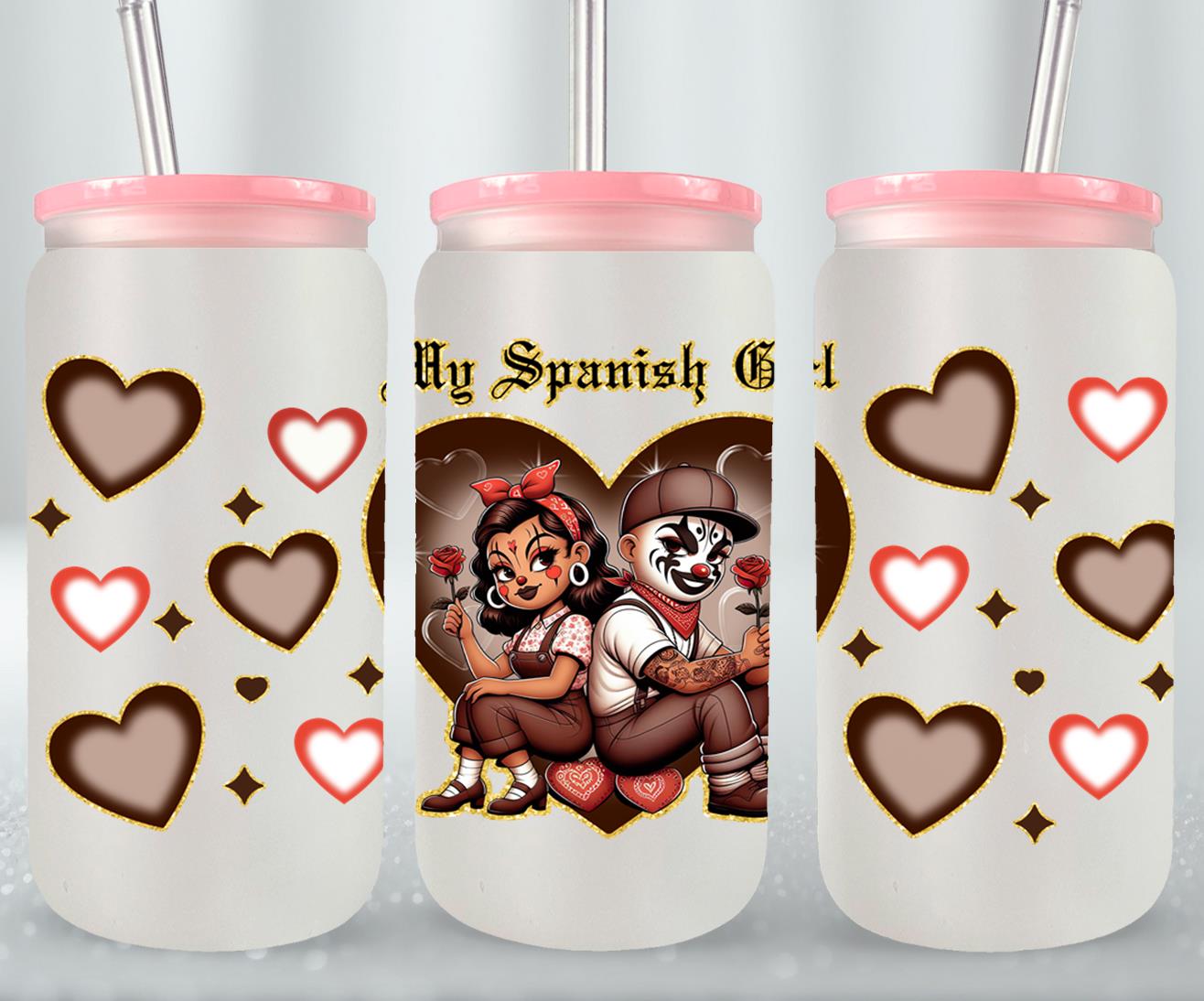 My Spanish Girl-10145 - glass can