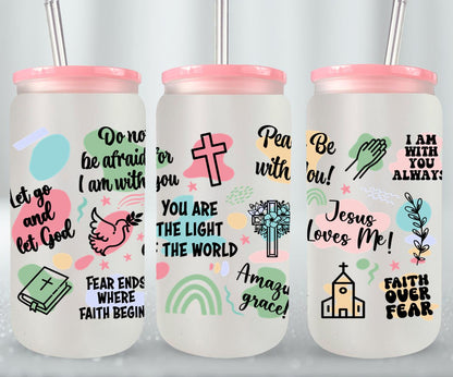 Christian Affirmations-10191 - glass can