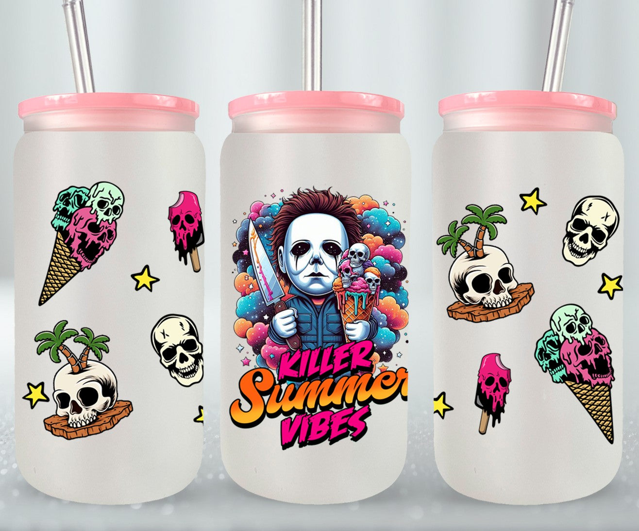 Summer Killer Vibes - glass can