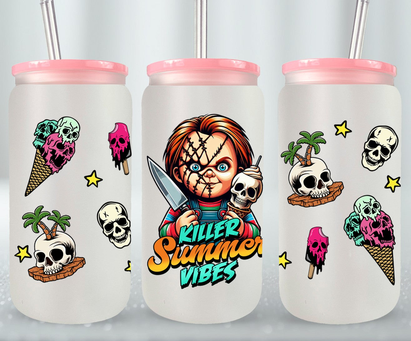 Killer Summer Vibes-10694 - glass can