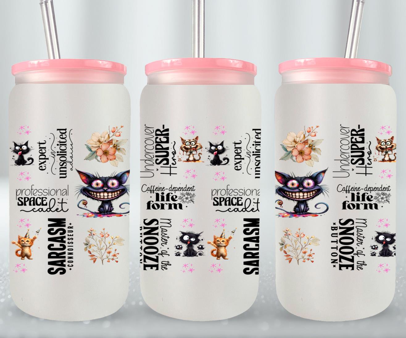 Sarcasm Connoisseur-9906 - glass can