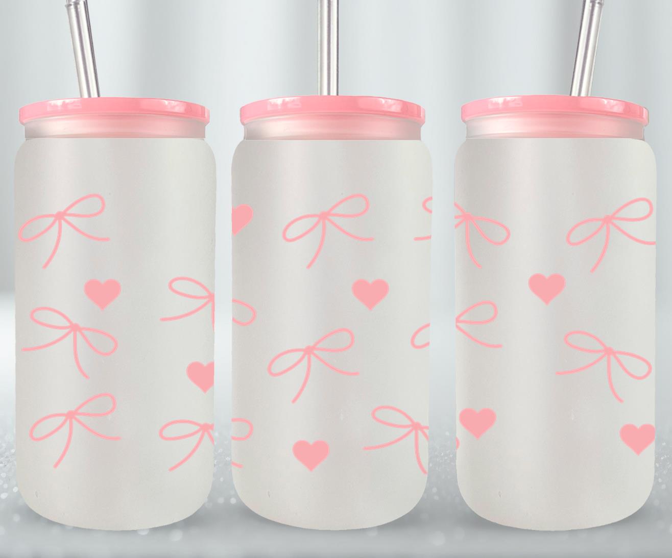 Heart Coquette-10256 - glass can