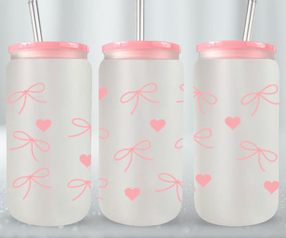 Heart Coquette-10256 - glass can