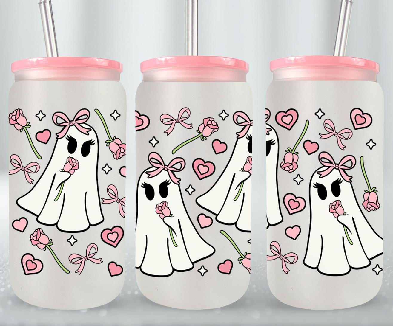 Coquette Ghostie-10251 - glass can