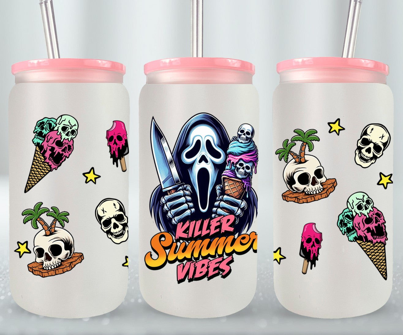 Killer Summer Vibes-10707 - glass can