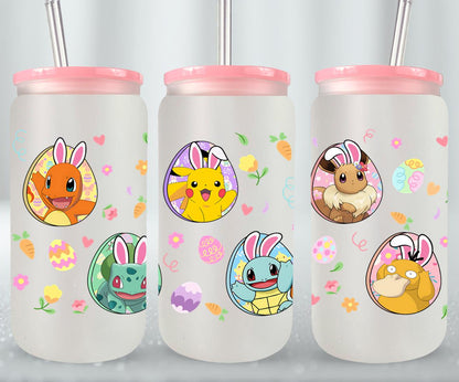 Easter Pokemon-10342 - glass can