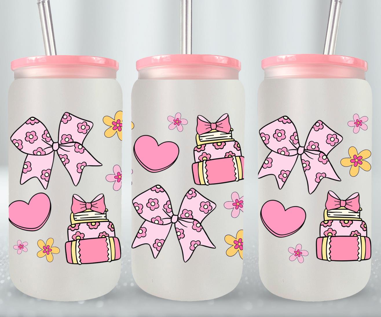 Bows and Books-9973 - glass can