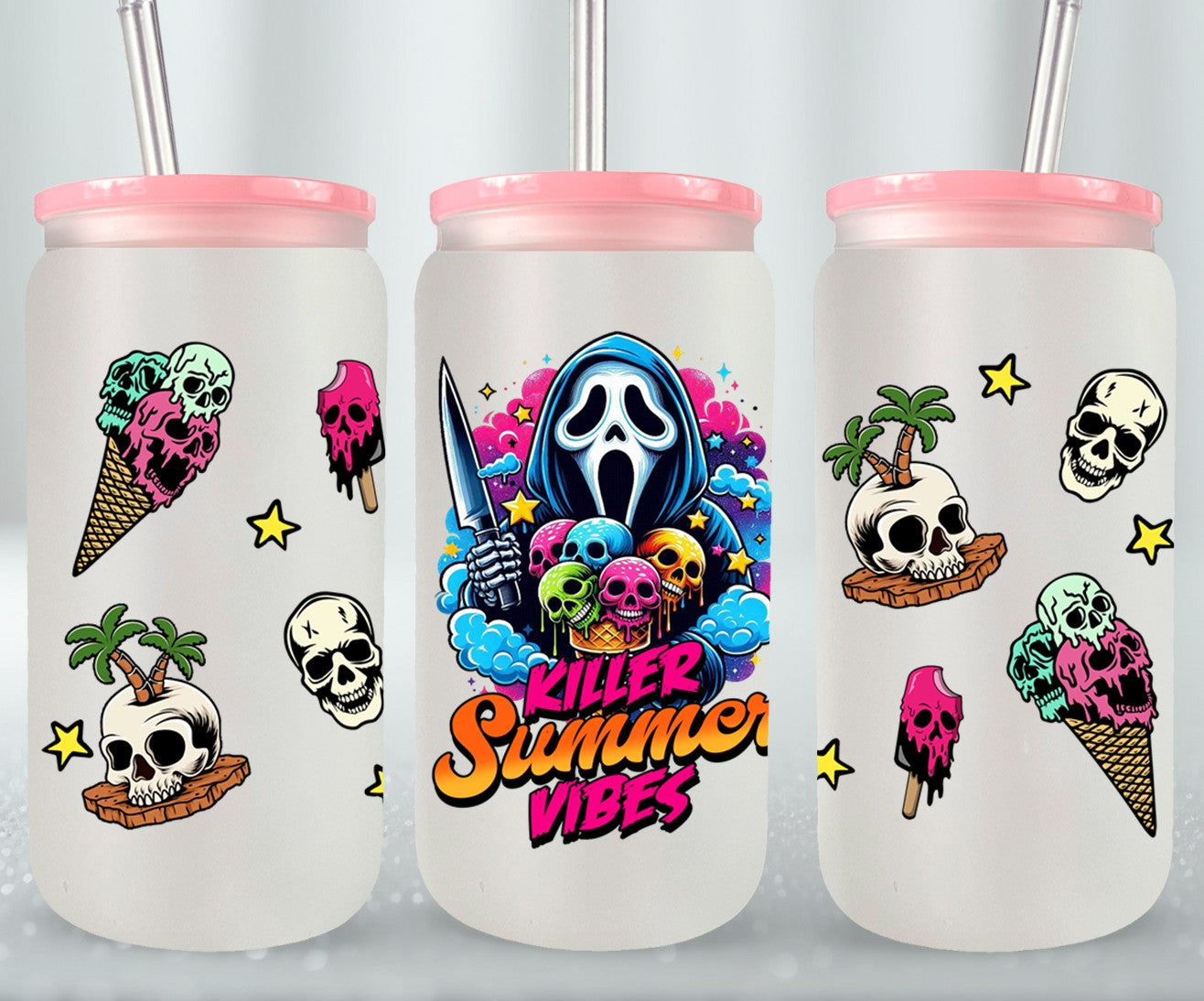 Summer Killer Vibes-10732 - glass can