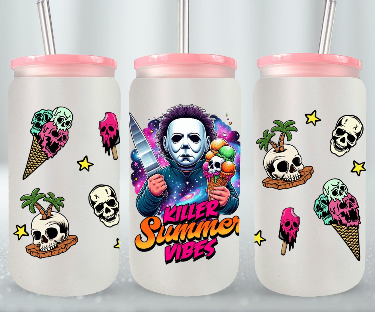 Summer Killer Vibes - glass can