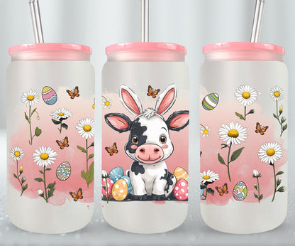 Cow Easter Day-10315 - glass can