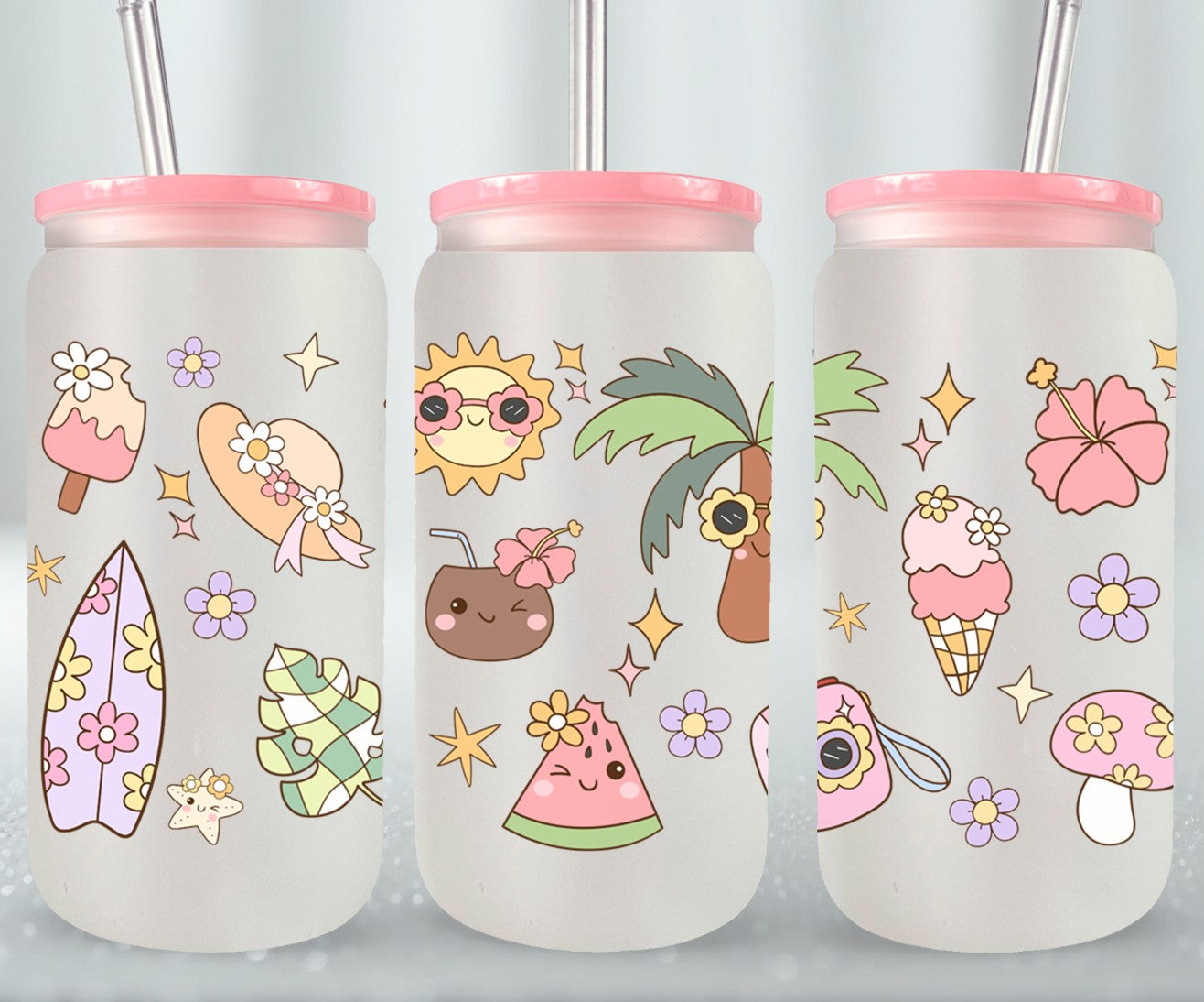 Tropical Summer-10692 - glass can