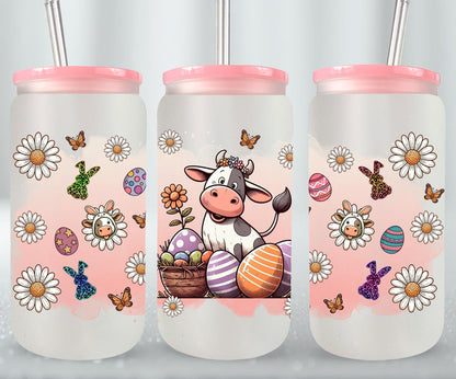 Cow Easter Day-10289 - glass can