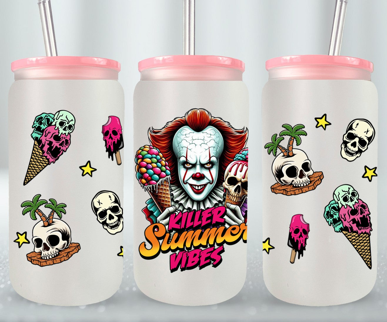 Killer Summer Vibes-10717 - glass can