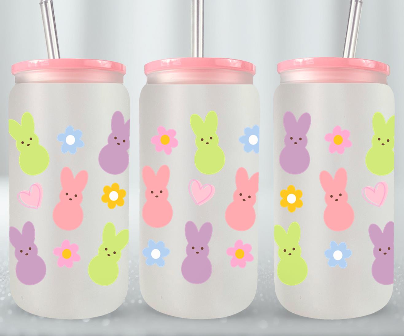 Lovely Peeps-10460 - glass can