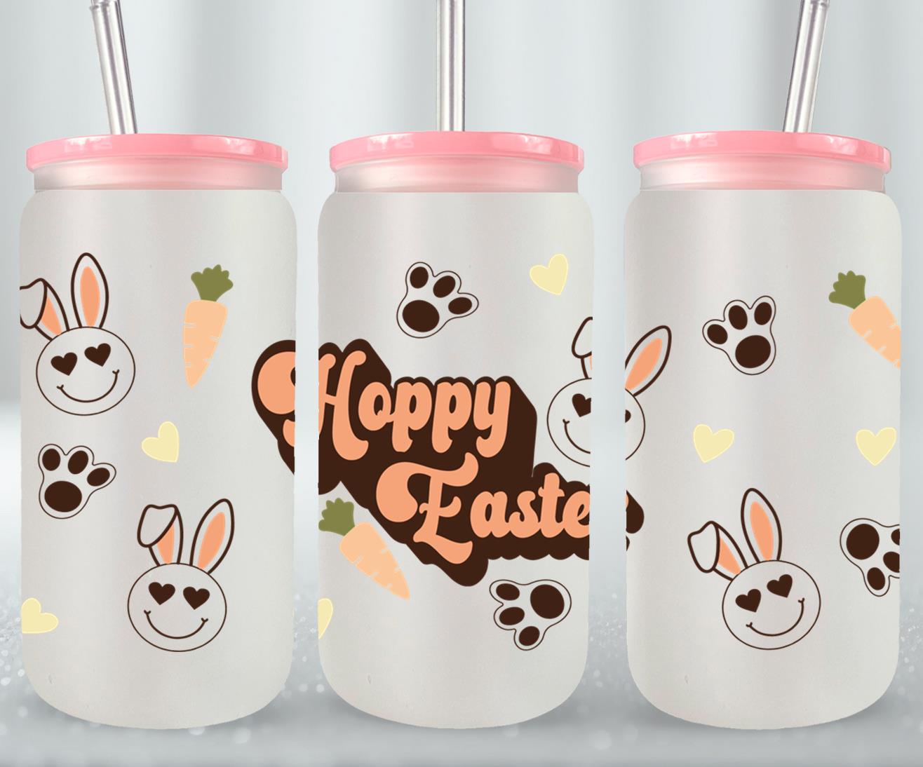 Hoppy Easter-10459 - glass can