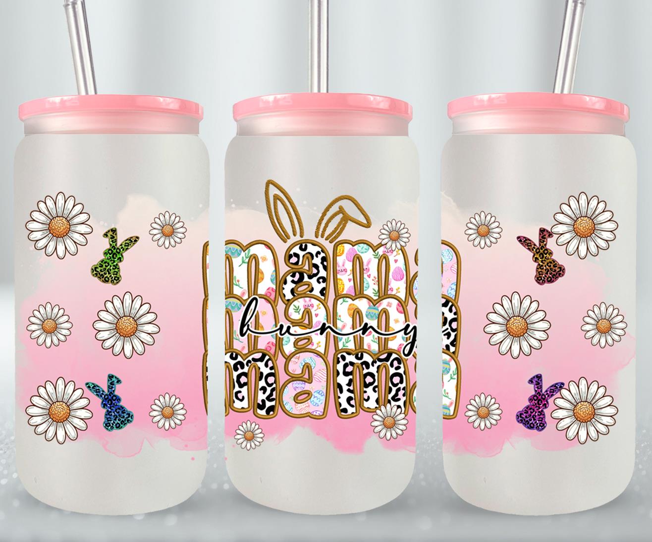 Mama Bunny-10430 - glass can