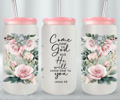 Come Near To God-10194 - glass can