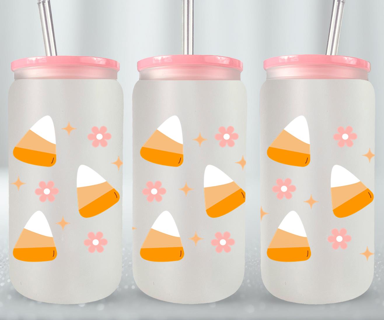 Candy Corn-10466 - glass can
