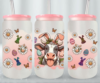 Cow Easter Day-10308 - glass can