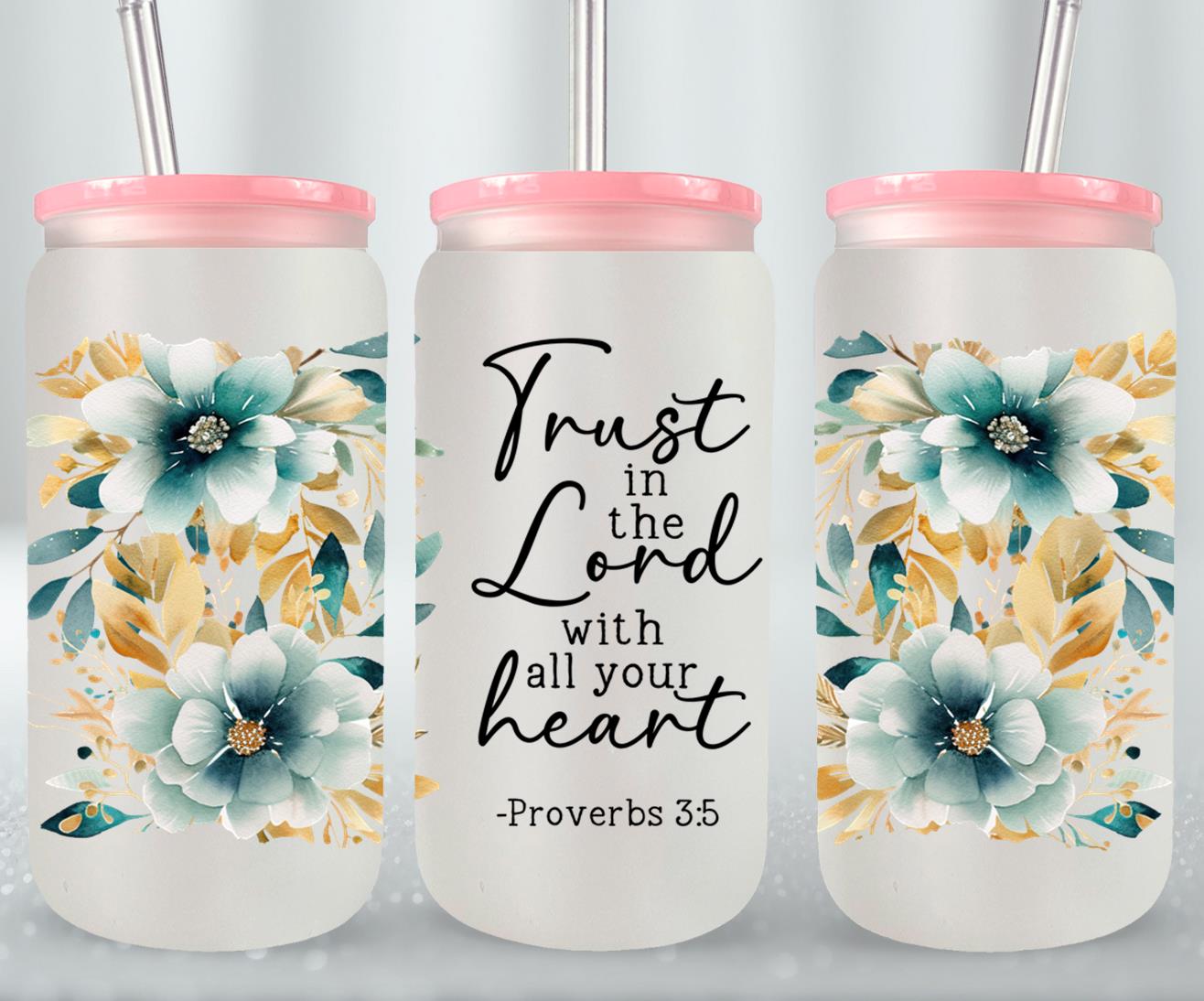 Trust In The Lord-10230 - glass can