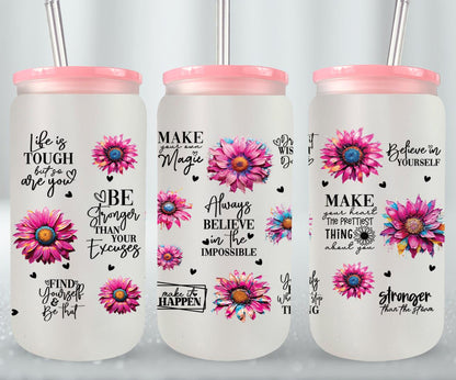 Make Your Own Magic - glass can