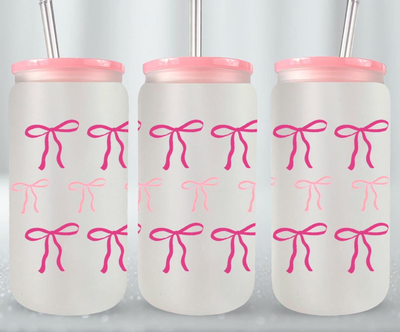 Thin Pink Coquette-10262 - glass can