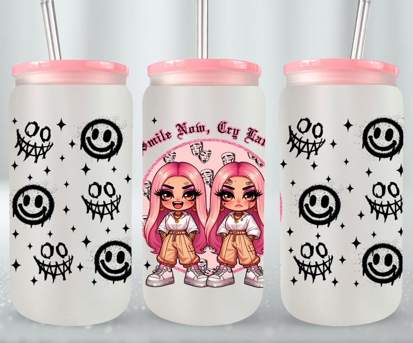 Smile Now Cry Later-10171 - glass can