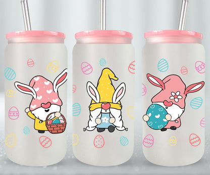 Easter Gnomeo-10327 - glass can