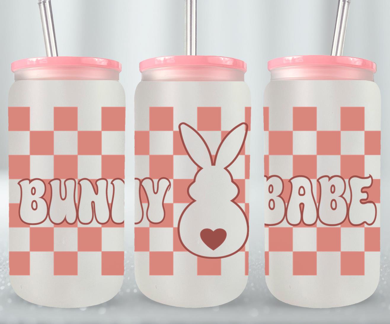 Bunny Babe-10453 - glass can