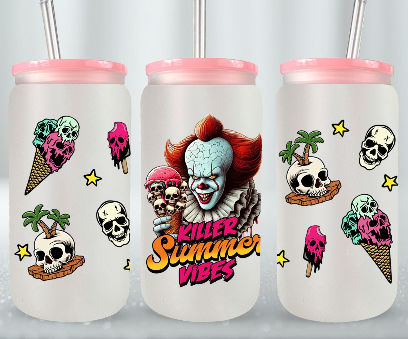 Killer Summer Vibes-10718 - glass can