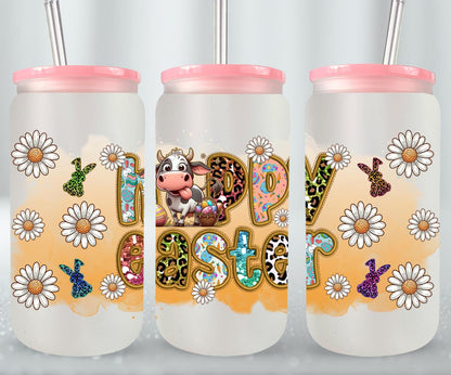 Cow Easter Day-10314 - glass can